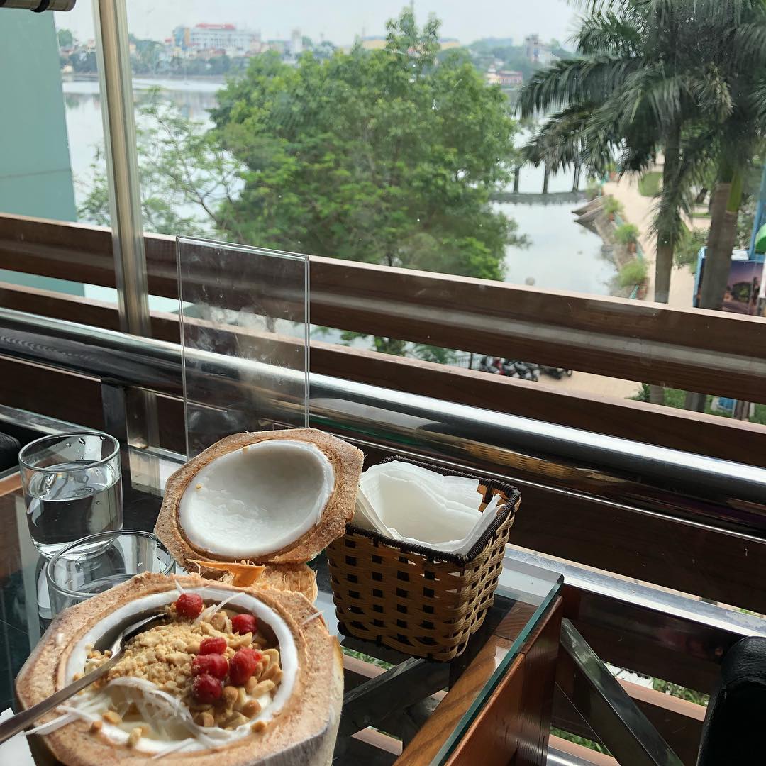 4 Quán Kem Dừa Hồ Tây Ngon Quên Lối Về - Digifood