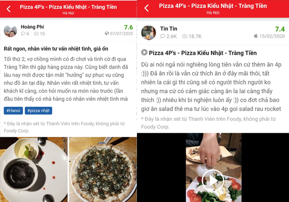 Pizza 4P Hà Nội: thương hiệu pizza nổi tiếng Nhật Bản - Digifood