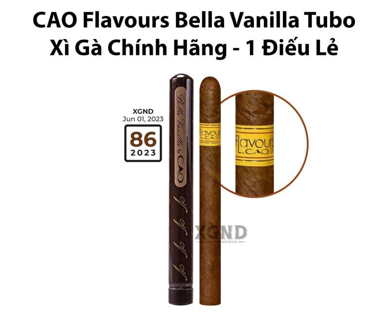 Bán xì gà CAO Flavors Bella Vanilla Tubo - Xì gà đích thực