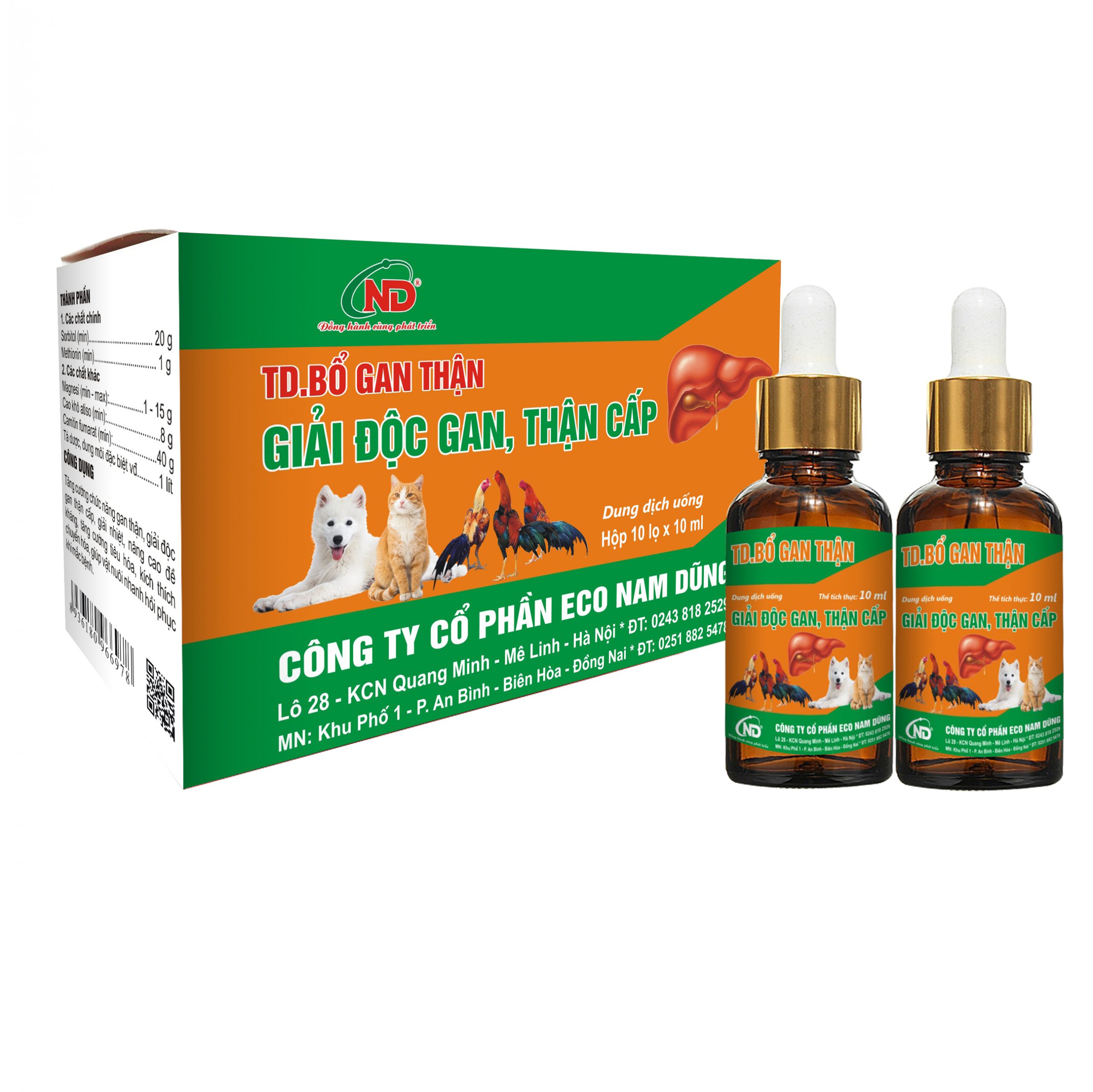 TD.BỔ GAN THẬN - Eco Nam Dũng
